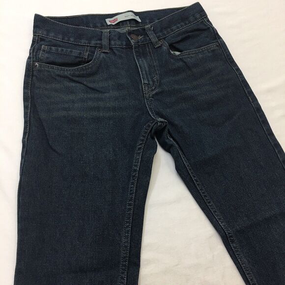 LEVI'S 511 Jeans Women 28W 28L 16 Reg Slim Straight Stretch Denim Dark Wash Blue - Picture 5 of 16